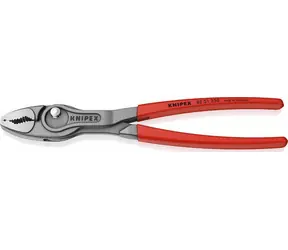 Knipex TwinGrip 82 01 250 rot / Frontzange / Greifbereich 5-27 mm / 250 mm