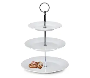 Süßwarenständer SOFIA für Bankett / 3-stöckig / Porzellan