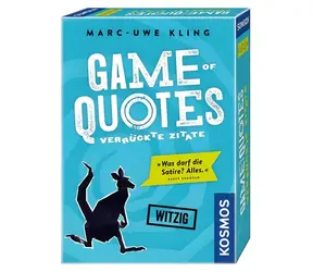 KOSMOS Partyspiel: Zitate-Spiel / 3-6 Spieler / 25 Min. / ab 12 Jahren / DE