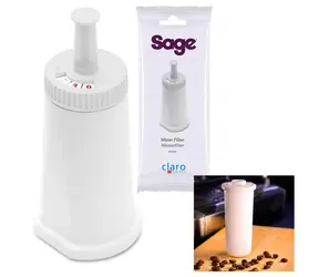 Sage SES008 ClaroSwiss weiß / Wasserfilter für Kaffeemaschinen / für Sage Oracle, Barista, Duo-Temp, Bambino