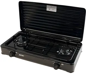 MpM Smile-KN-02/1KB weiß / Herd / Gas / 2 Brenner / 285 g/h