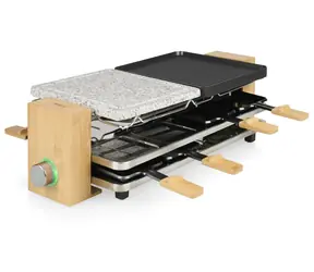 Princess Pure 8 162955 / Raclette-Grill / 5-in-1 / für 8 Personen / 8 Pfannen