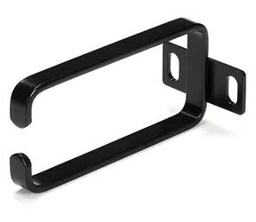 StarTech Kabelring D-Ring schwarz / Kabelorganisator / 1 HE / Stahl / für 19"-Rack