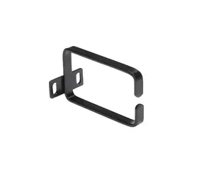 StarTech D-Ring-Kabelorganizer Schwarz 1 HE / Kabelmanagement-Panel / Stahl / 57 x 101 x 45 mm