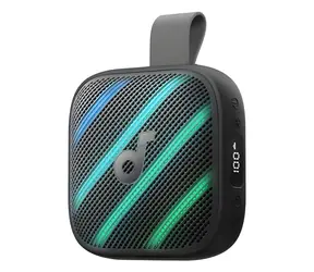 Anker Soundcore Boom Go 3i schwarz / Tragbarer Lautsprecher / 15 W / Bluetooth / IP68 / 24 Stunden Akkulaufzeit