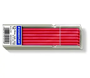 Staedtler Lumocolor Ersatzmine rot / 3 mm / 70 mm / 12 Stück.