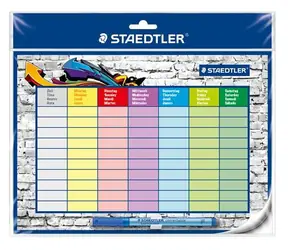 Staedtler Lumocolor Stundenplan / Selbstklebend / abwischbar / 310 x 255 mm