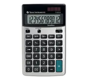 Texas Instruments TI-5018 SV / Tischrechner / solar- und batteriebetrieben