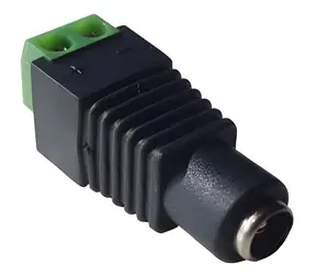 Wantec 5831 Adapter DC Stecker 5,5 x 2,1 mm (F) auf Klemmenblock / Adapter / 2 Pins / Gerade