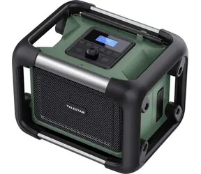 Telestar TOP OR 20 schwarz / Baustellenradio / DAB+ / FM / Bluetooth 5.3 / IPX4 / 40 W