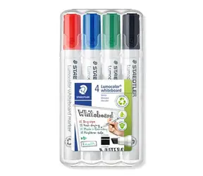 Staedtler Lumocolor / Whiteboard-Marker / 4er-Set / 4 Farben / 2-5 mm