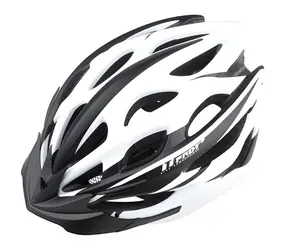 Pro-T PLUS Alcazar weiß-schwarz / Fahrradhelm / In-Mold / M (55-58 cm)