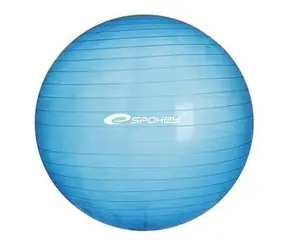 Spokey FITBALL T transparent blau 75 cm / Gymnastikball / Pumpe im Lieferumfang enthalten