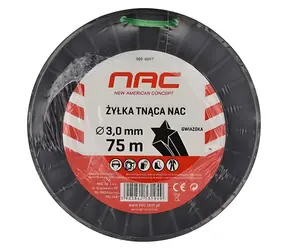 NAC Sternförmiger Rasenmäherfaden 3 mm / Mähfaden / 74 m
