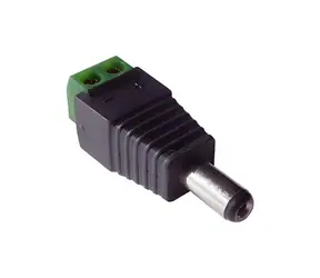 Wantec 5830 Adapter DC Stecker 5,5 x 2,5 mm (M) auf Klemmenblock / Adapter / 2 Pins / Gerade