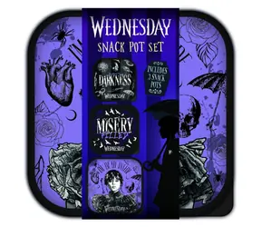 BLUE SKY STUDIOS Mittwoch-Snackbox / 3er-Set / Kunststoff / Mikrowellengeeignet