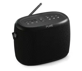 Reines Woodland Schwarz / Bluetooth-Lautsprecher / DAB+ / FM / 10 W / IP67