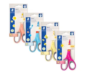 Staedtler Noris Schere / Schulschere / 14 cm / Edelstahl / Abgerundete Spitze