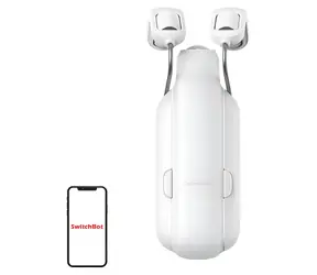 SwitchBot Gardinenstange 3 (2025) / Motorisierte Gardinenstange / App-Steuerung / Montage ohne Bohren / Tragkraft 15 kg