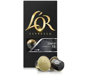 L'OR Espresso Onyx / Kaffeekapseln / Nespresso Original / Stärke 12 / 10 Stück