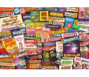 GIBSONS Puzzle Süße Erinnerungen an die 80er / 500 Teile / 49 x 34 cm
