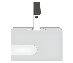 EuroSupplies Magnetkartenanhänger, horizontal / Anhänger / Hartplastik / 54 x 86 mm / 50 Stück