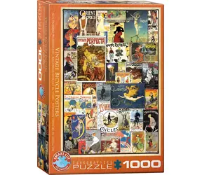 EUROGRAPHICS Puzzle Vintage-Radsportposter / 1000 Teile / 48 × 68 cm