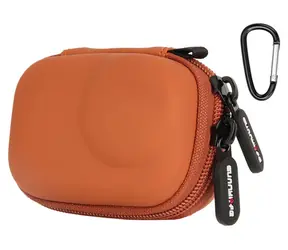 Sunnylife OA6-B130 orange / Sportkameratasche / DJI OSMO Action 6/5 Pro/4/3 / PU-Leder + EVA