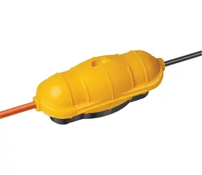 Brennenstuhl Safe-Box Big gelb / Schutzbox für Kabelverbinder / IP44