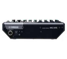 Yamaha MG10X CV schwarz / Mischpult / 10 Kanäle / 4X XLR-Kombibuchsen / 2x XLR-Ausgänge / Display