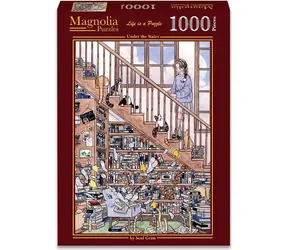 MAGNOLIA Puzzle „Unter der Treppe“ / 1000 Teile / 48 x 68 cm