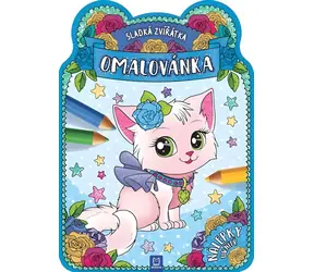 AKSJOMAT Malbuch Süße Tiere / 8 Seiten / Taschenbuch