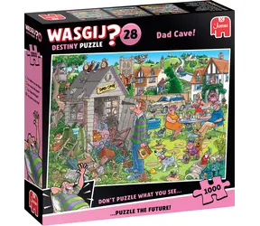 Jumbo-Puzzle WASGIJ Destiny 28: Dad's Refuge! / 1000 Teile / ab 12 Jahren