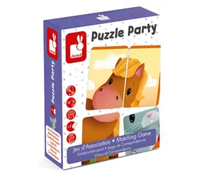 JANOD Kartenspiel Partypuzzle / 36 Karten / ab 3 Jahren