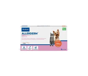 VIRBAC Spot-on Allerderm / Haut- und Fellpflege / Für Hunde und Katzen / 6 x 2 ml