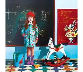 MAGNOLIA Puzzle fürs Klassenzimmer / 1023 Teile / 60 x 60 cm