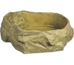 Exo Terra XL Terrarium-Trinkschale / -Nuss / Steinimitat / 28 x 24 cm / Höhe 7 cm