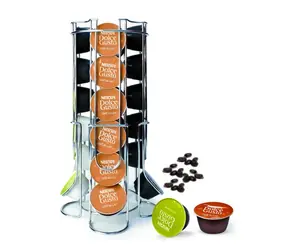 Maxxo Dolce Gusto Kapselhalter / 24 Stück / Chrom