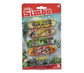 Simba Finger-Skateboard-Set, 4-teilig / 9 cm / ab 5 Jahren