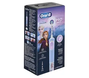 Oral-B Vitality Pro D103 Kids Frozen Blau / Elektrische Kinderzahnbürste / Oszillierend / 2 Modi / Timer