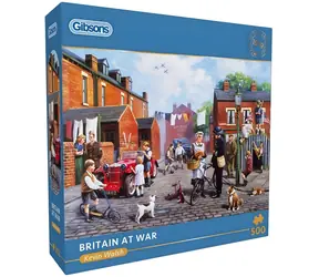 GIBSONS Puzzle Großbritannien im Krieg / 500 Teile / 49 × 34 cm