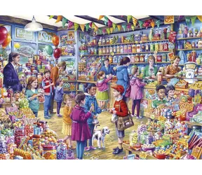 GIBSONS Puzzle Alte Süßwaren / 1000 Teile / 68 x 49 cm