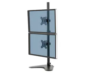 Fellowes Stand- NAD für 2 Monitore / Monitorhalterung / bis zu 32 Zoll / Tragkraft 8 kg / Schwarz