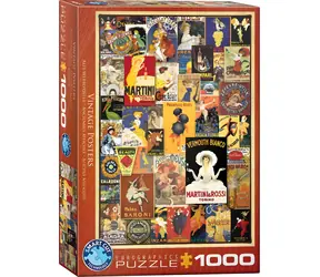 EUROGRAPHICS Puzzle Alte Poster / 1000 Teile / 48 x 68 cm