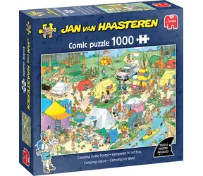 JUMBO-Puzzle „Camping im Wald“ von JvH / 1000 Teile / ab 15 Jahren