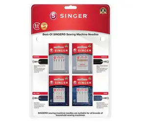 Singer Best-Of Nadeln A4 / Nähmaschinennadelset / 25-teilig / Universal, Kugelspitze, Denim