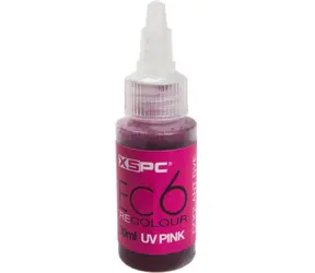 XSPC EC6 ReColour Farbstoff UV-Pink / Kühlmittelfarbstoff / Konzentrat / UV-reaktiv / 30 ml