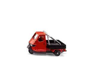 Siku Blisterverpackung - Piaggio Ape Cross / Fahrzeugmodell / Metall, Kunststoff / rot / ab 3 Jahren