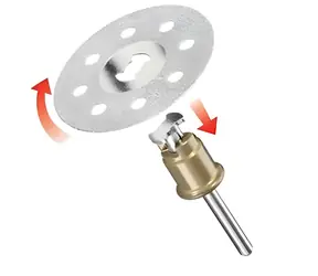 Dremel EZ SpeedClic SC545 / Diamanttrennscheibe / 38 mm / Schnitttiefe 11 mm / 20000 U/min