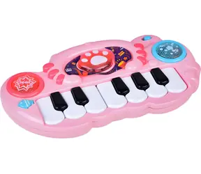 JOKOMISIADA Interaktives Klavier pink / Musikspielzeug / Licht- und Soundeffekte